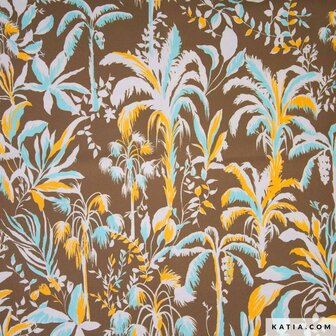 Swim Short Cocoa Palm &ndash; badstof met palmprint