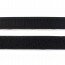 Klittenband zwart plakbaar 25 mm lus