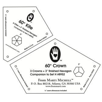 3 inch kite en crown templates