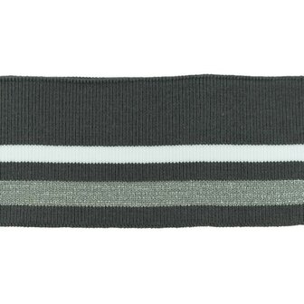 cuff two stripes dark grey-white