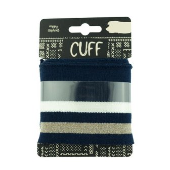 cuff dark blue-offwhite