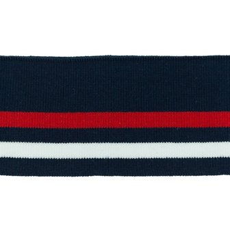 cuff two stripes dark blue-red