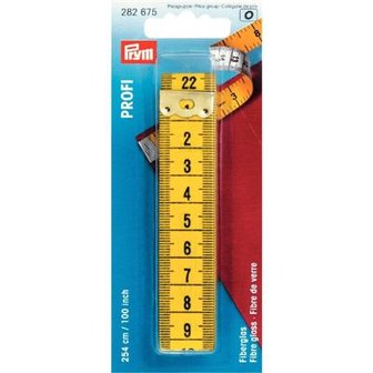 Centimeterband profi glasvezel cm/inch 254 cm