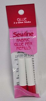 Sewline fabric glue navulling blauw