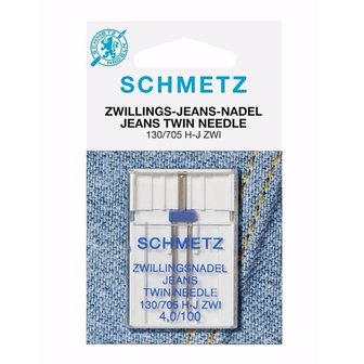 Schmetz naaimachine tweelingnaald jeans