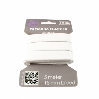 Premium elastiek 15 mm