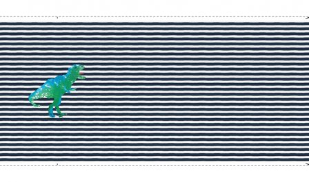 glitter paneel dino stripe