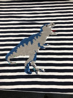 glitter paneel dino stripe