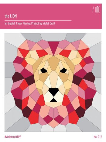 The Lion English Paper Piecing