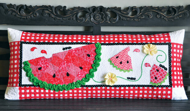 Kimberbell slice of summer watermelon pillow 