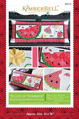 Kimberbell slice of summer watermelon pillow 