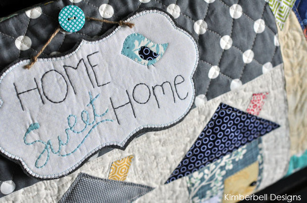 Kimberbell Home sweet home pillow 