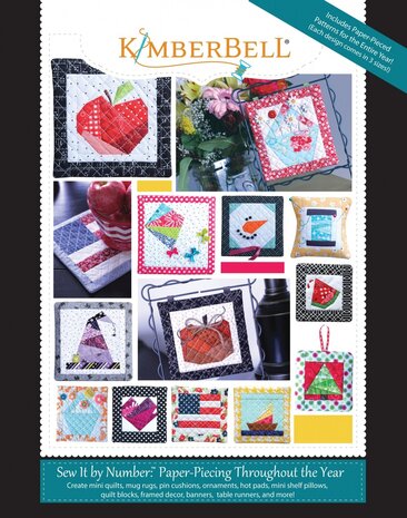 Kimberbell Sew It by Number: Paper-Piecing Throughout the Year Pattern Book