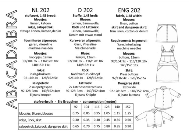 abacadabra patroon 202