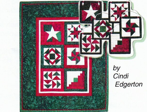 Holiday mini quilts and ornaments