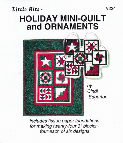 Holiday mini quilts and ornaments