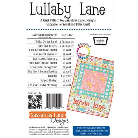 Lullaby Lane assafras Lane Designs