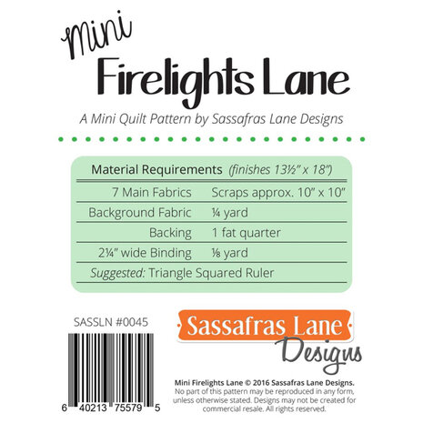 Mini Firelights Lane Sassafras Lane Designs