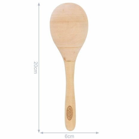 Sambaballen hout 20 x 6 cm