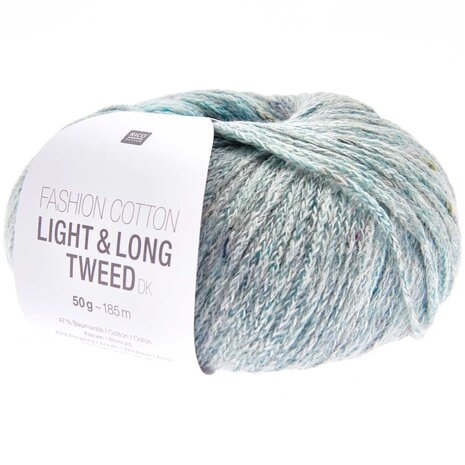 Fashion Cotton Light & Long Tweed Smaragd