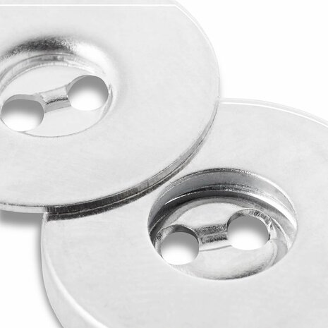 Prym magneet knopen 19 mm zilver