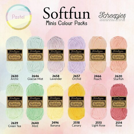 Scheepjes Softfun Pastel Colour Pack