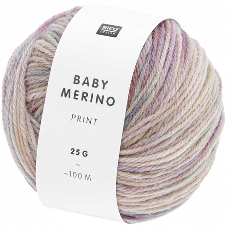 Baby Merino Print purple-ivy