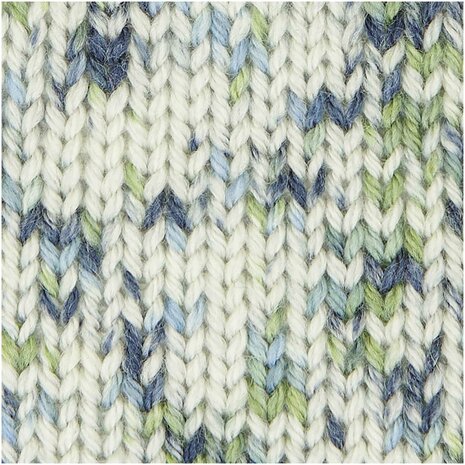 Baby Merino Print blue-green