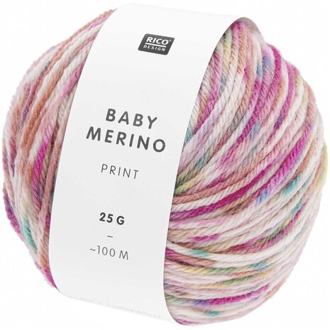 Baby Merino Print multicolor