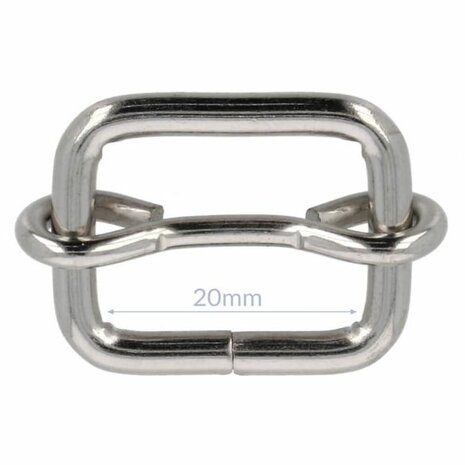 Gesp metaal 20 mm