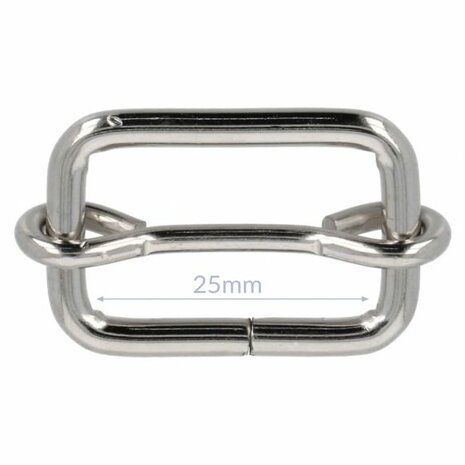 Gesp metaal 25 mm