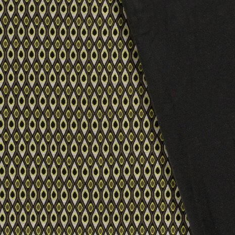 viscose jersey lime groen
