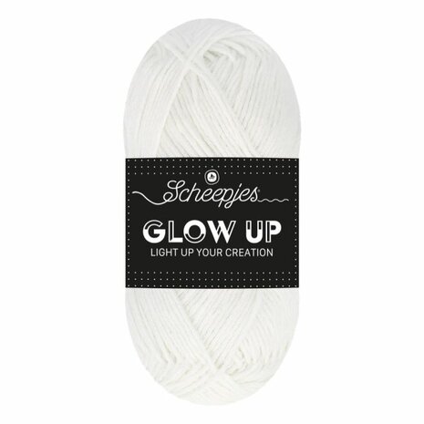 Scheepjes Glow Up 50 gram - 1001 Luminescent White