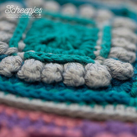 Scheepjes CAL Festival of Lights blanket -Organicon kit