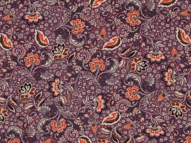Viscose Stretch Bloemen