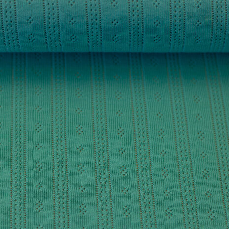 Tiana ajour jersey Groen