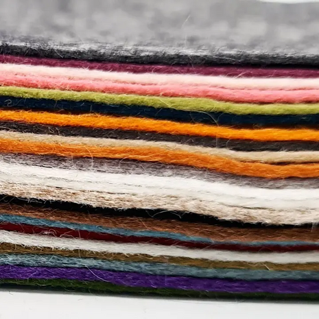 Felt Bundle For Folk Embroidered Birds Book