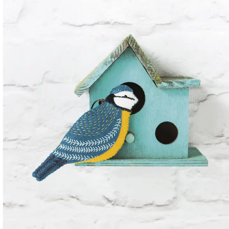 Felt Embroidered Birds Book