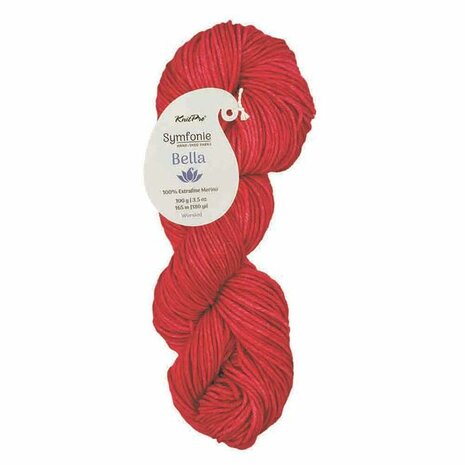 Bella solid SS4026 Bandana Red