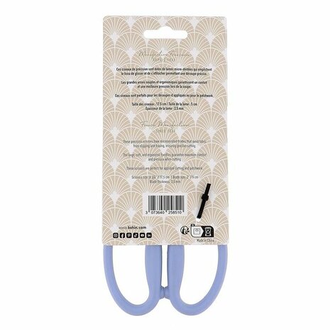 Bohin Naaischaar microvertanding 5cm blauw