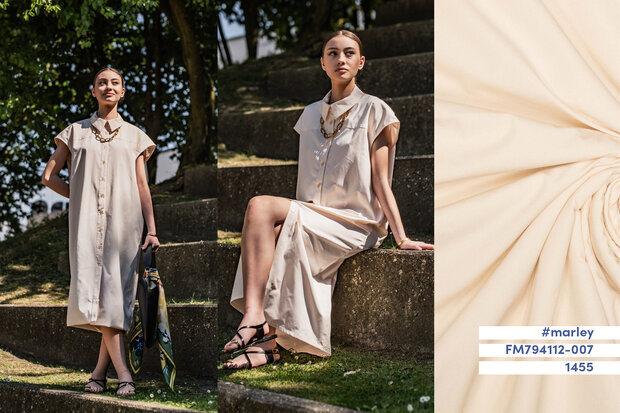 Trenchcoat, gebroken wit, FM34 Clementine