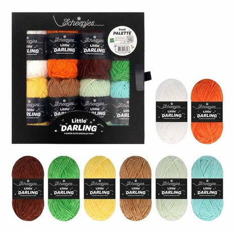 Scheepjes Little Darling colour pack 8x25g Pound Palet
