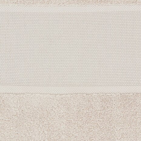 Slabbetje met Aida-rand, licht beige