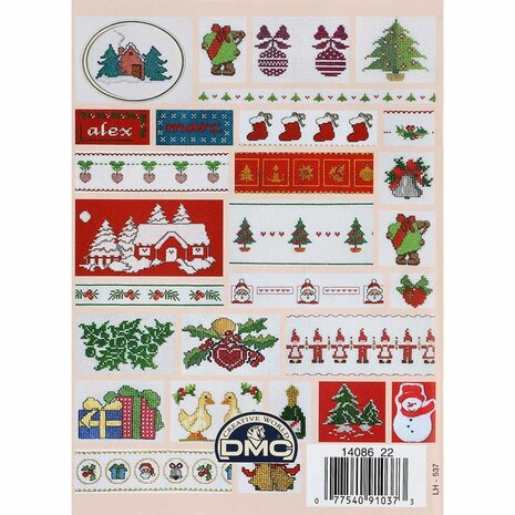 DMC Borduurboek Kerst – Patronen & inspiratie voor kerstborduren