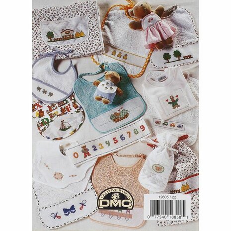 DMC Borduurboek Baby – Kruissteekpatronen voor babyborduren