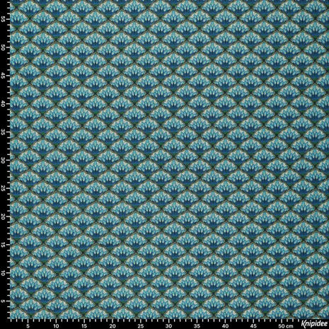 Punta di Roma met retroprint – 150 cm breed Deze stijlvolle Punta di Roma met retroprint is een comfortabele, middelzwar