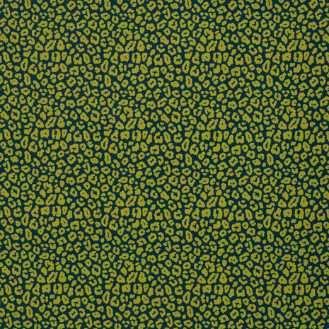 Tricot met panterprint – Zachte rekbare stof, 150 cm breed