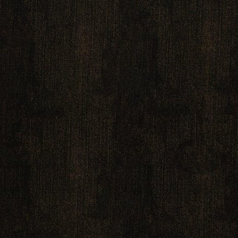 French Terry denimlook donkerbruin – 150 cm breed