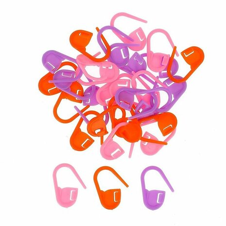 Bohin Stekenmarkeerders – set van 30 kleurrijke markeerders