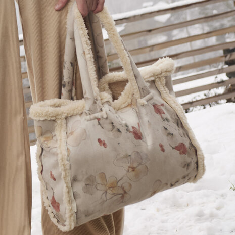 Sherpa Bonded Suede Joplin Make Up – Warme suède-look stof met sherpa |